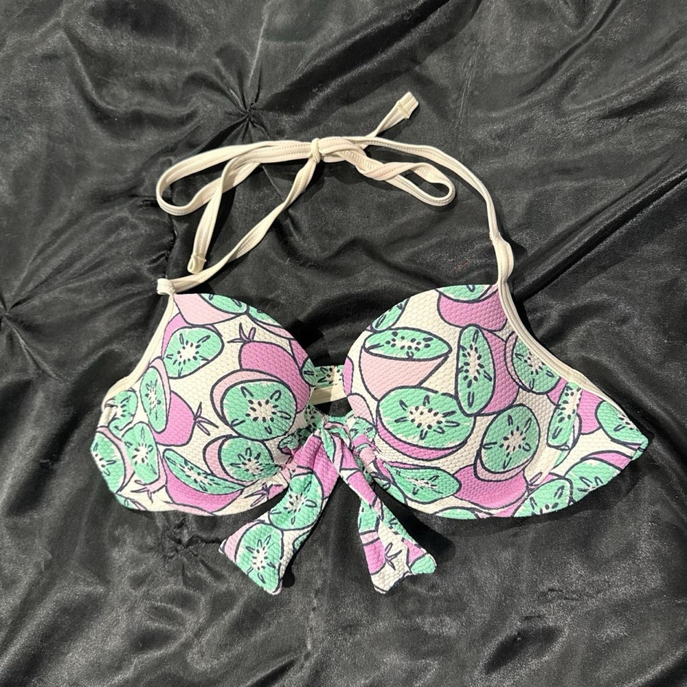 Aerie Mint and Lavender Bikini Top